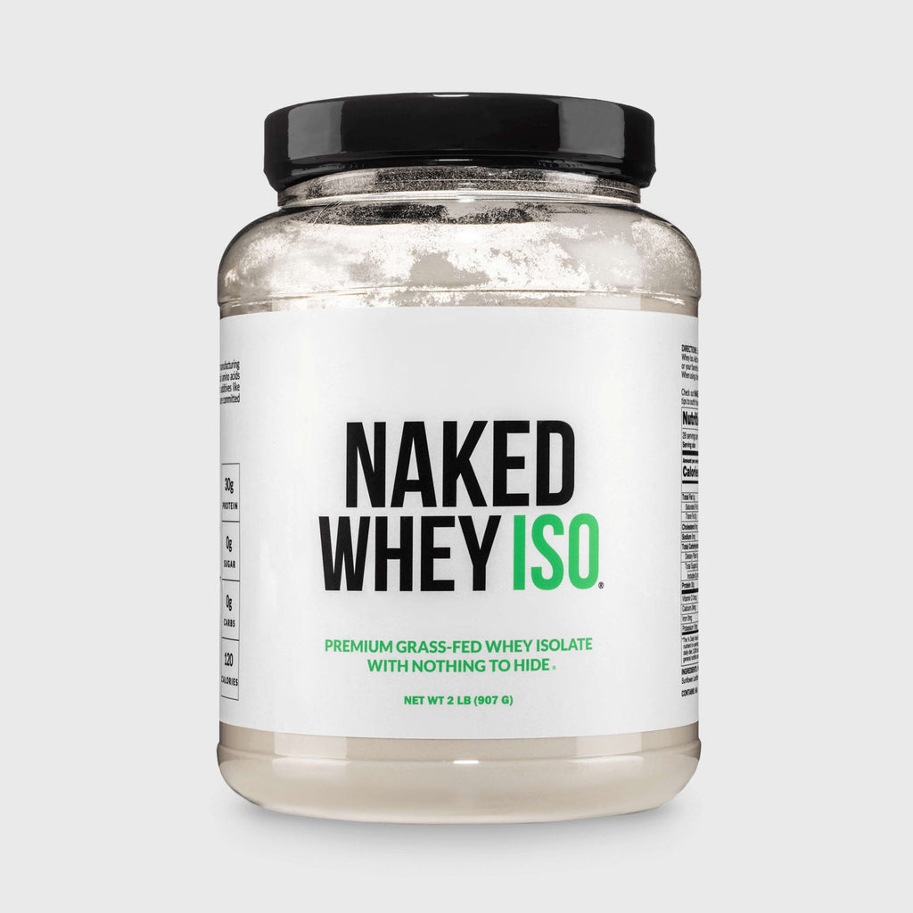 Grass Fed Whey Isolate Protein Powder - Unflavored with a Straightforward Protein Formula