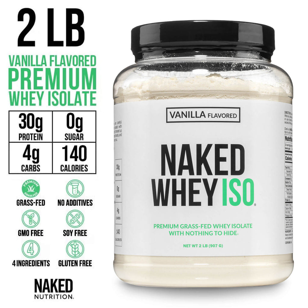 Vanilla Grass - Fed Whey Isolate Protein Powder - Vanilla with a Straightforward Protein Formula