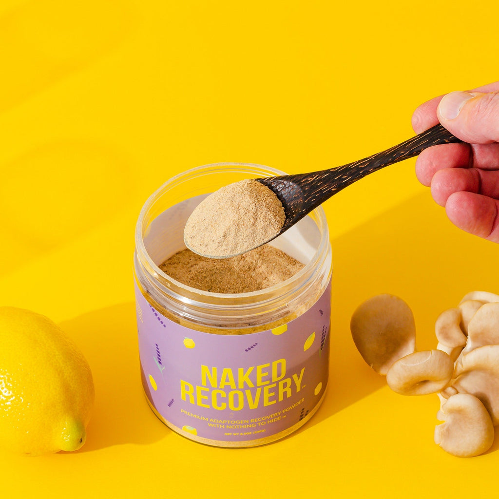 Mushroom Blend Supplement with Tart Cherry and Lemon Balm with a Practical Everyday Format