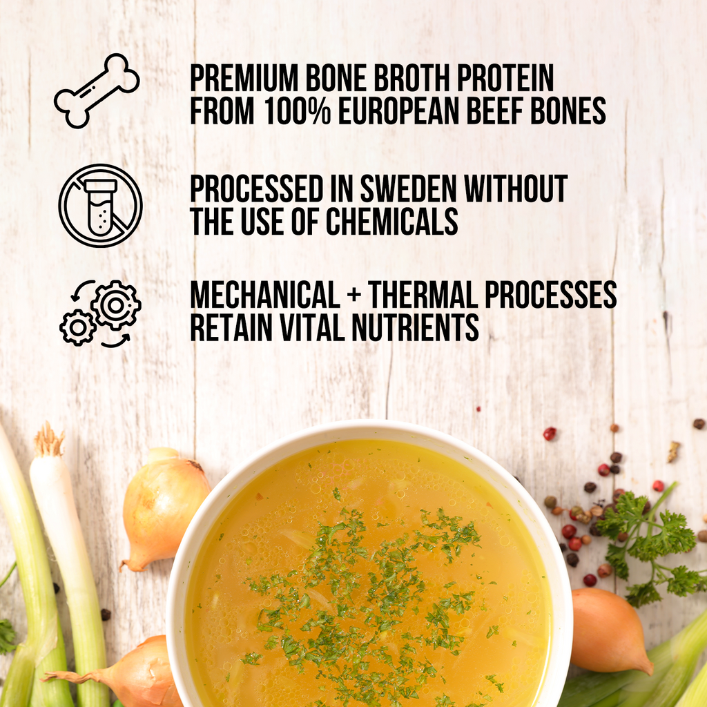 Bone Broth Protein Powder with a Straightforward Protein Formula
