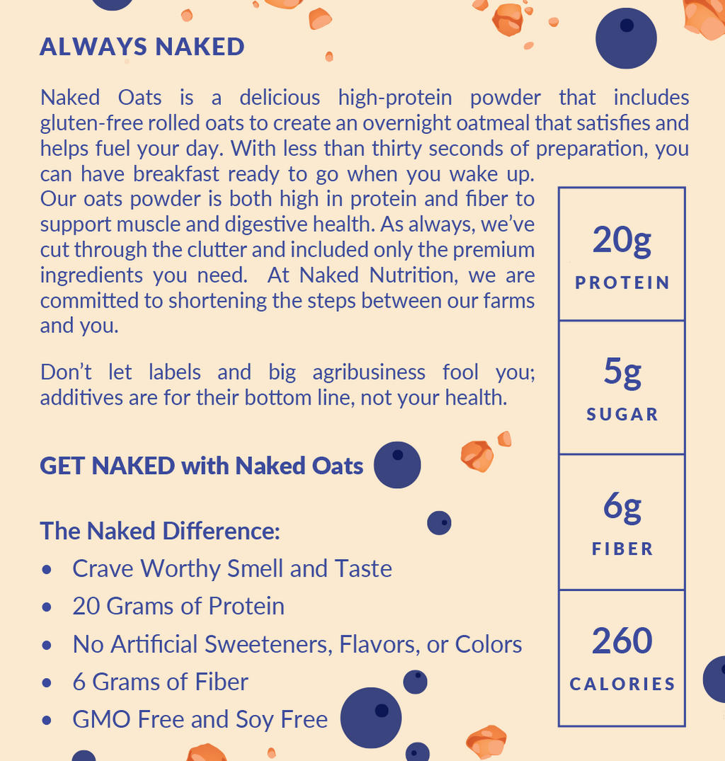 Blueberry Cobbler Protein Oats - Blueberry Cobbler with an Easy - Prep Protein Oat Formula