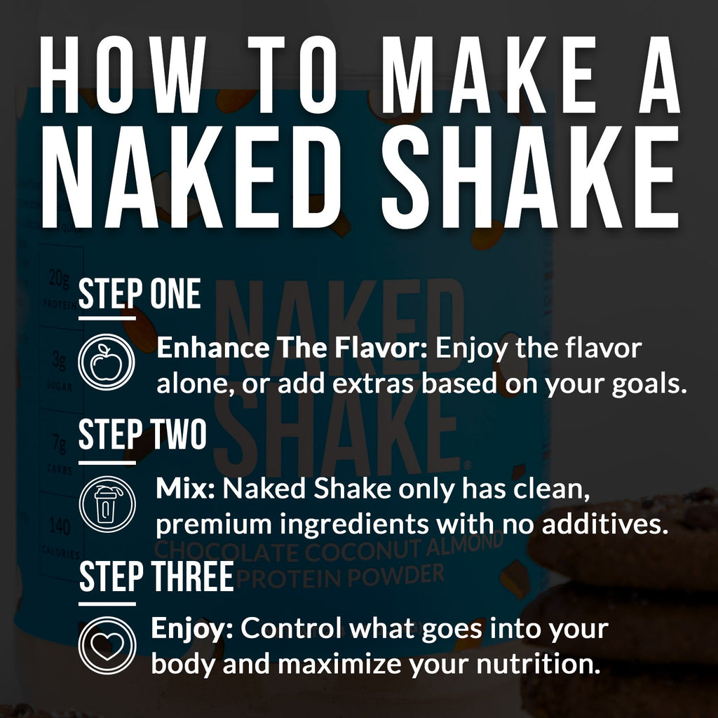 Chocolate Coconut Almond Protein Shake - Chocolate Coconut Almond for Easy Daily Protein Drinks