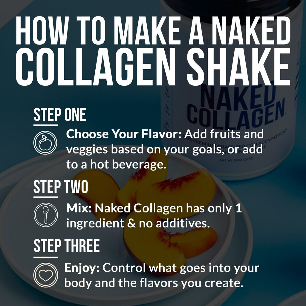 Caramel Collagen Peptides Powder - Caramel Collagen Peptides for Easy Mixing at Home or On the Go