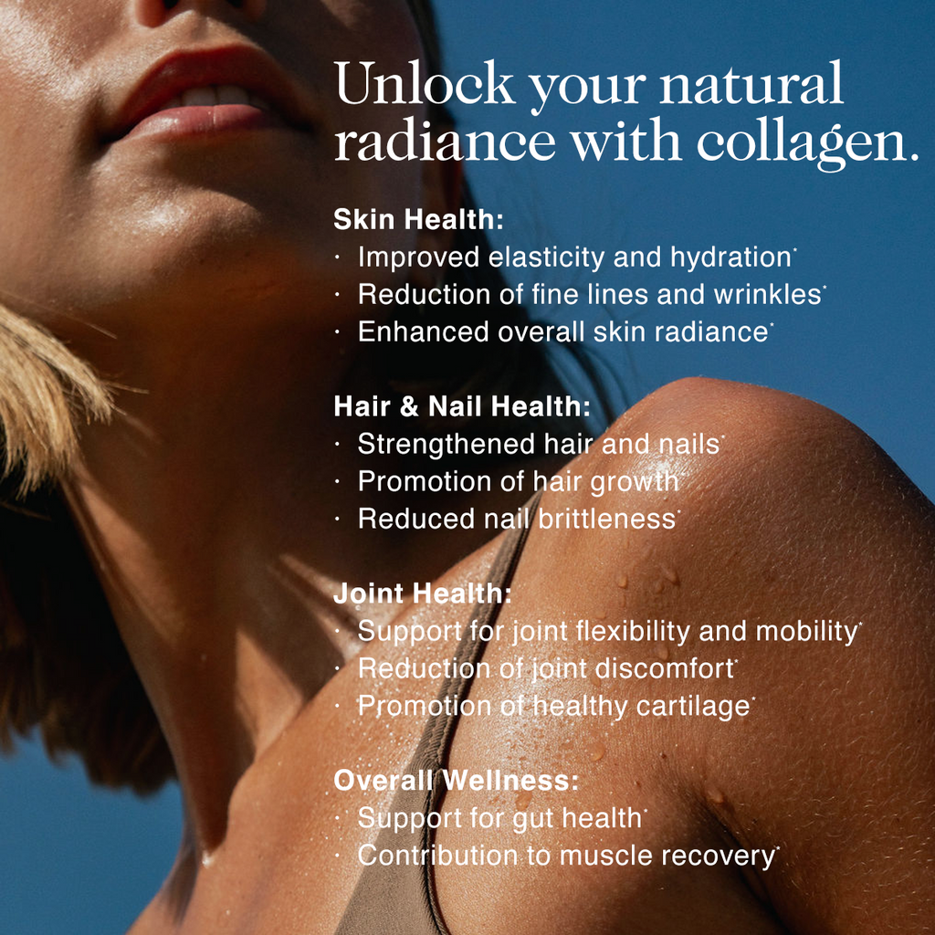 Vanilla Collagen Peptides Powder - Vanilla Collagen Peptides for Easy Mixing at Home or On the Go