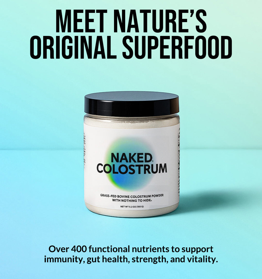 Grass - Fed Colostrum Powder - Colostrum Powder for Easy Mixing at Home or On the Go