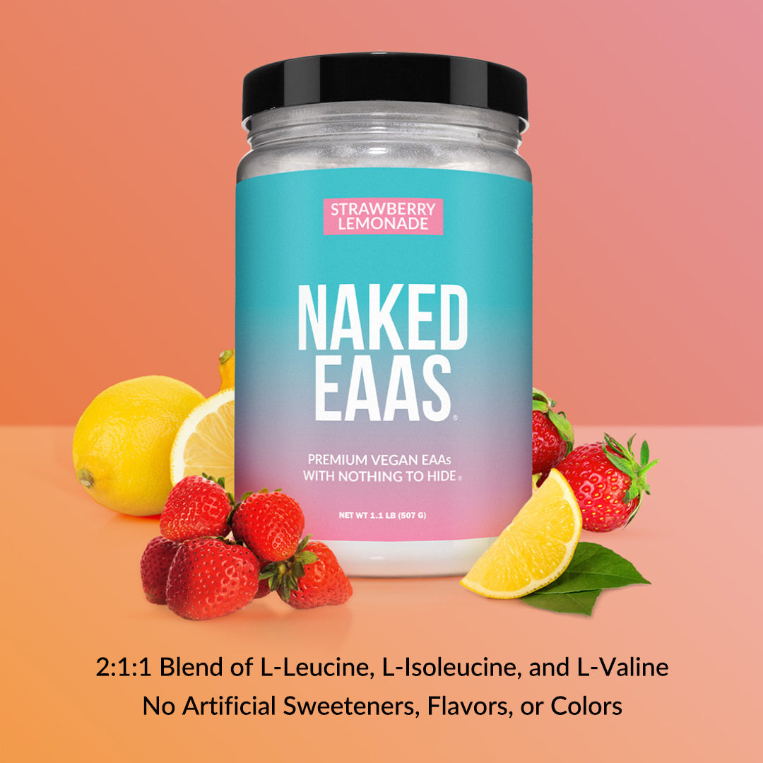 Strawberry Lemonade Essential Amino Acids Supplement - Strawberry EAA for Flexible Active - Nutrition Use