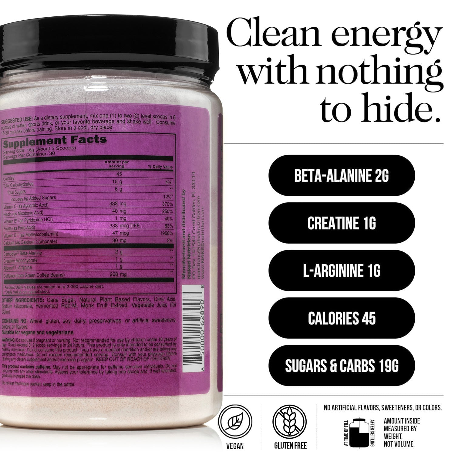 Fruit Punch Pre Workout Supplement - Fruit Punch for Flexible Active - Nutrition Use