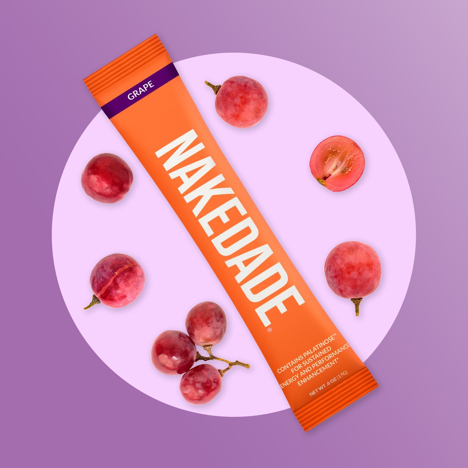 Electrolytes Powder Packets - Grape - Grape for Easy Mixing at Home or While Traveling