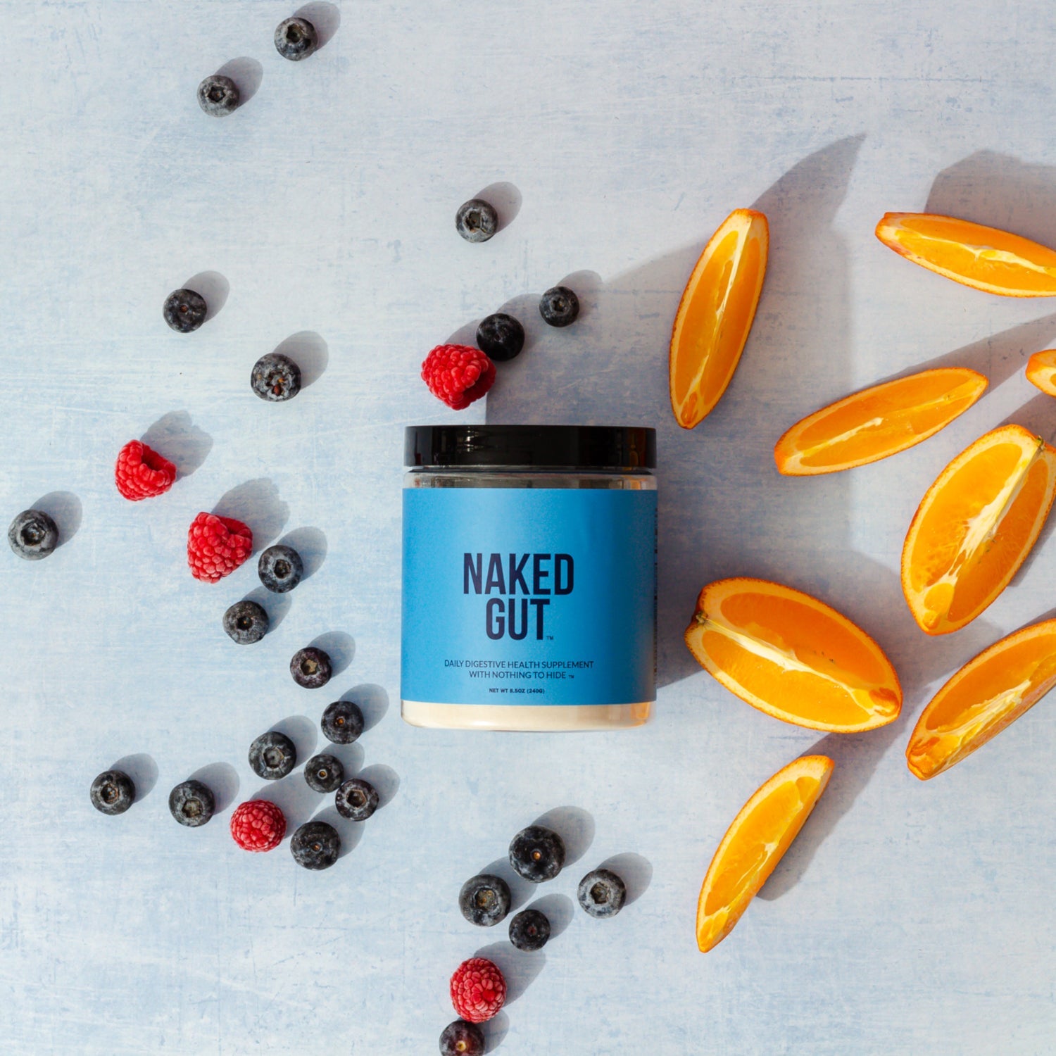 Prebiotic, Probiotic and Fiber Supplement with a Practical Everyday Format