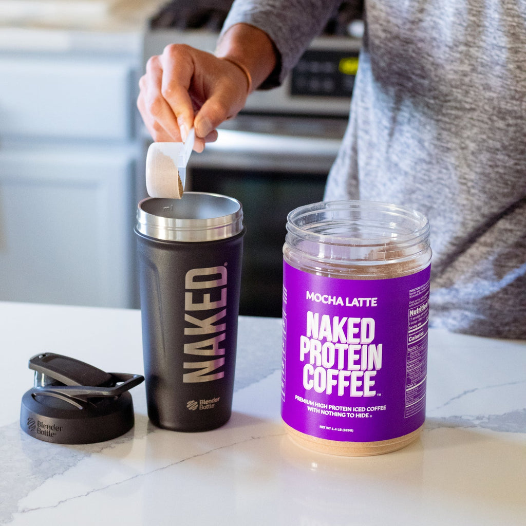 Mocha Latte Protein Iced Coffee - Mocha Latte for Easy Mixing at Home or On the Go