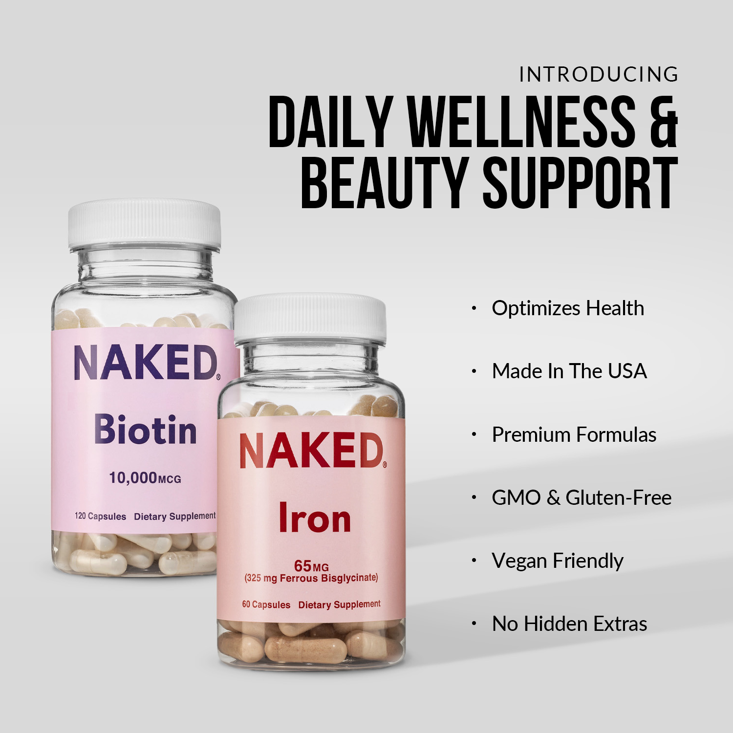 Daily Biotin Supplement - Biotin with a Practical Nutrition Supplement Format