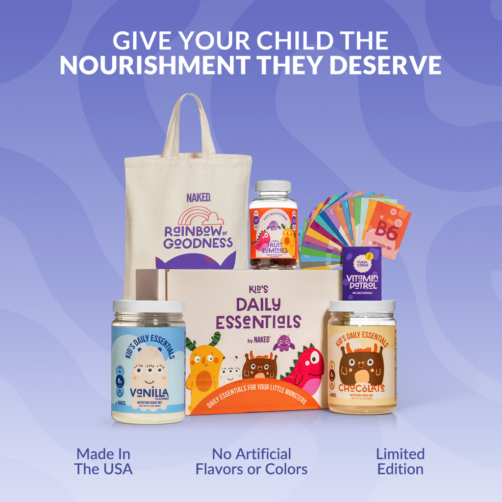 Kids Essentials Box with a Practical Kids Nutrition Format