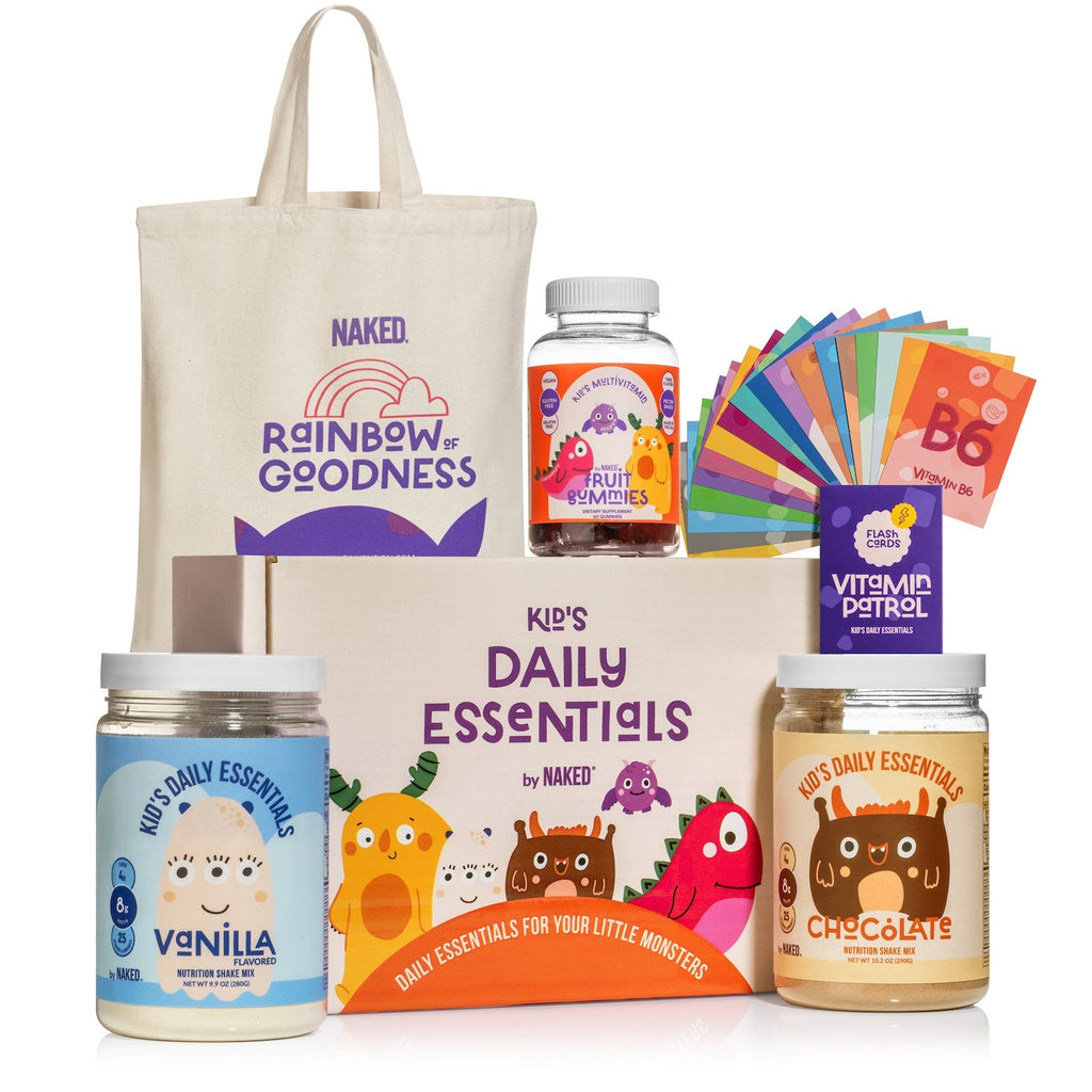 Kids Essentials Box with a Practical Kids Nutrition Format