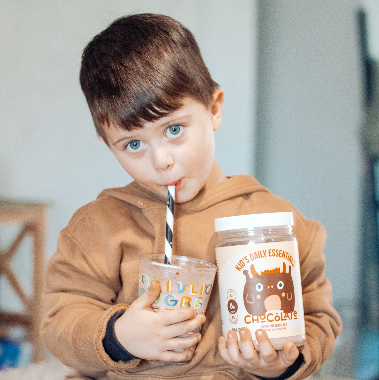 Kids Nutrition Shake - Chocolate Formula with a Practical Kids Nutrition Format