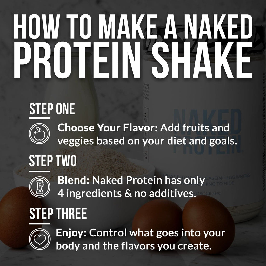Protein Powder Blend - 1LB Egg Whey and Casein Protein Blend - 1LB with a Straightforward Protein Formula