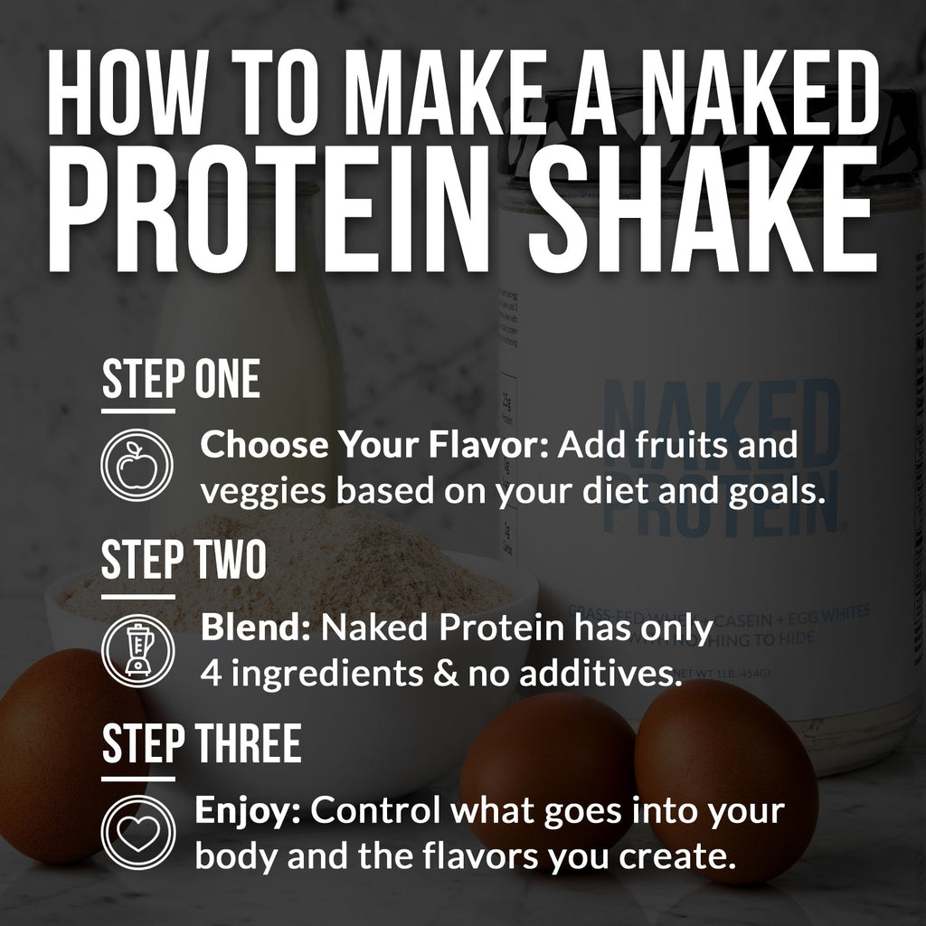 Protein Powder Blend - 3LB Egg Whey and Casein Protein Blend - 3LB with a Straightforward Protein Formula