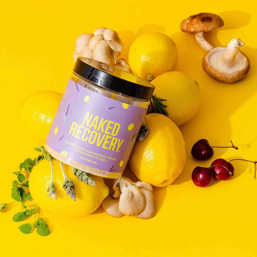 Mushroom Blend Supplement with Tart Cherry and Lemon Balm with a Practical Everyday Format