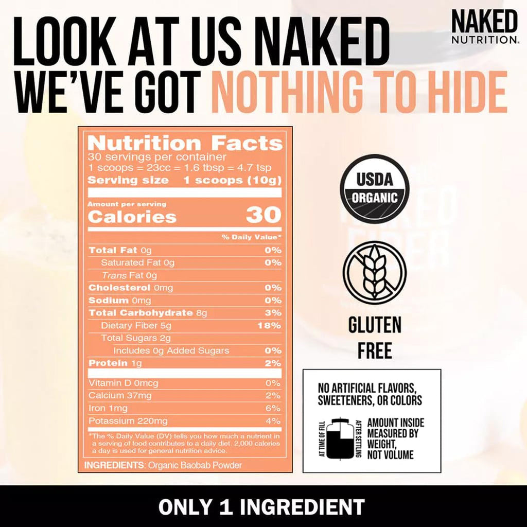 Organic Fiber Supplement with a Practical Everyday Format