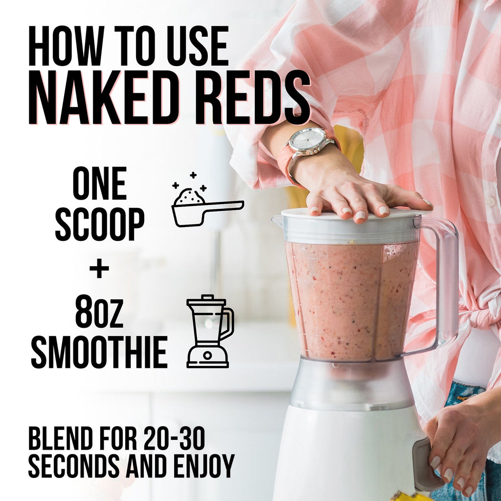 Red Fruit and Vegetable Blend Powder with a Practical Everyday Format