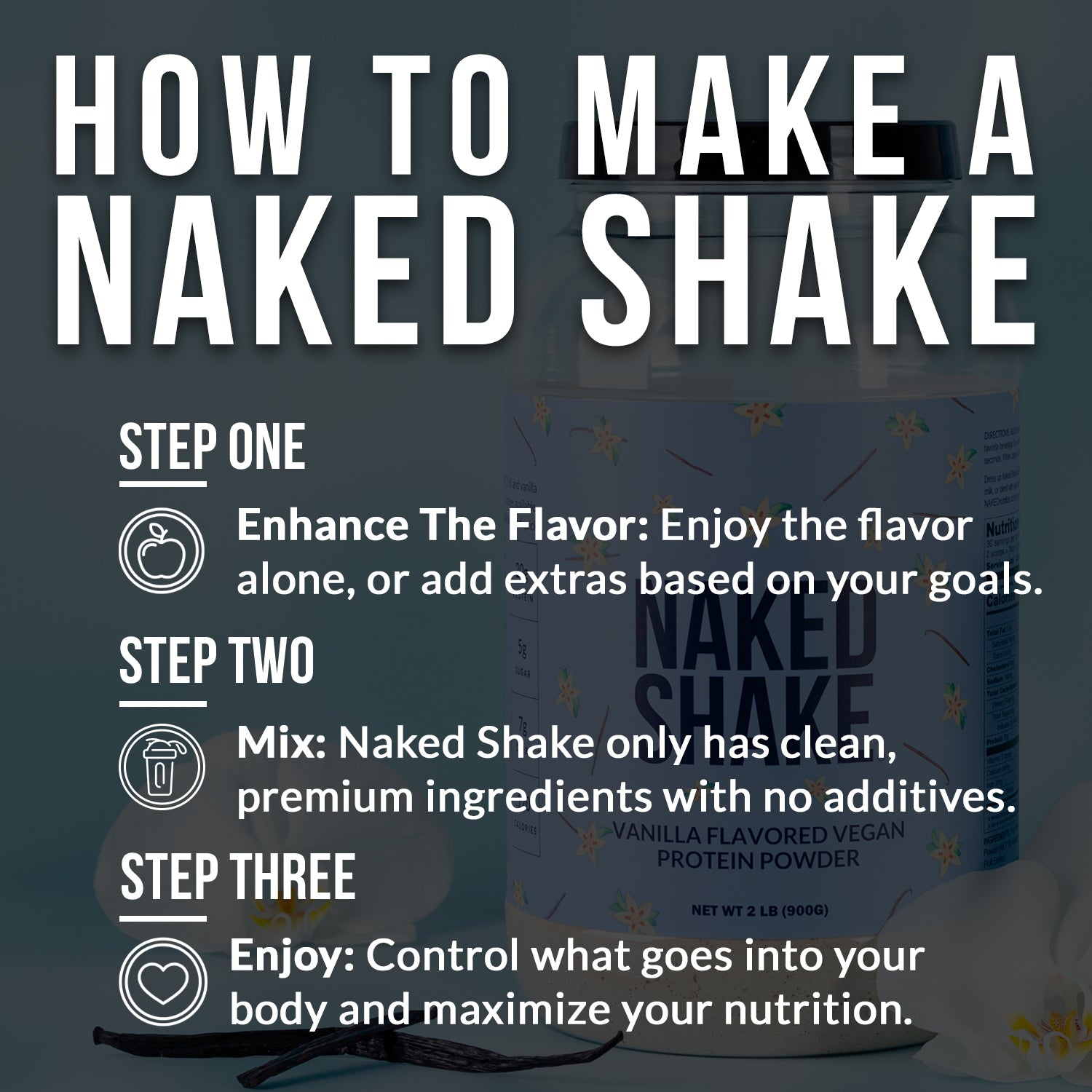 Vanilla Protein Shake - Vanilla for Easy Daily Protein Drinks