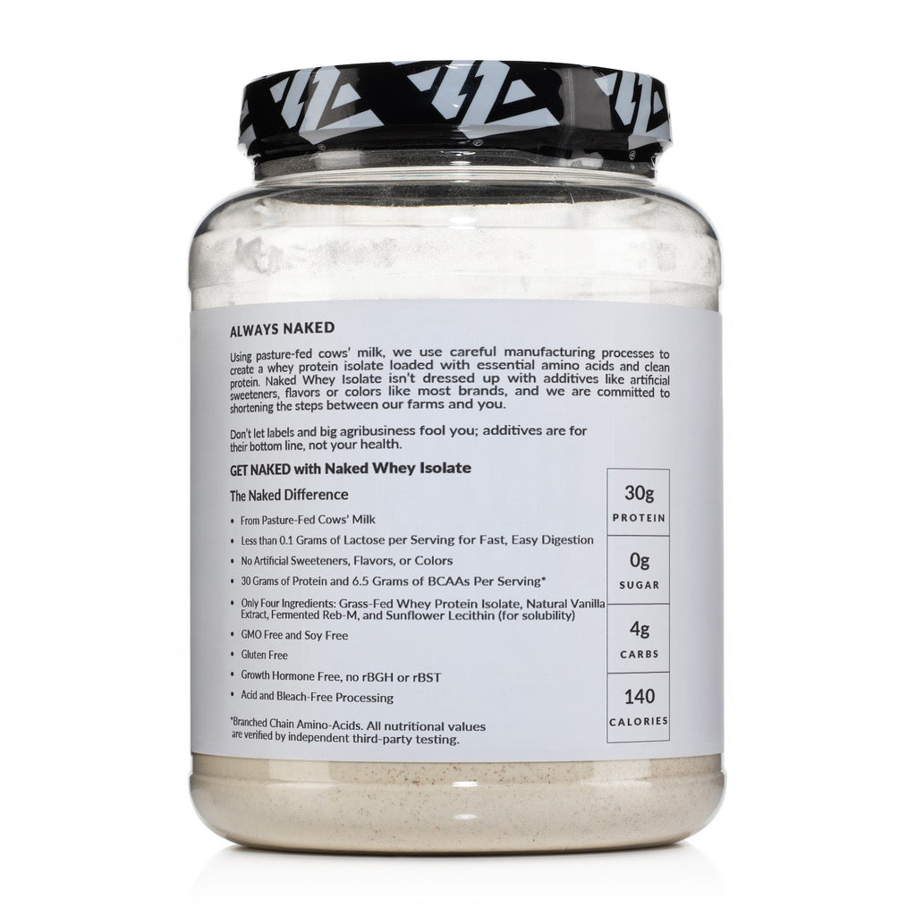 Vanilla Grass - Fed Whey Isolate Protein Powder - Vanilla with a Straightforward Protein Formula
