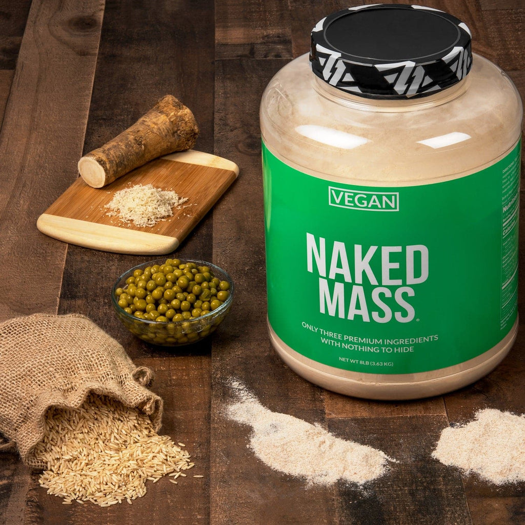 Vegan Mass Gainer Supplement - Unflavored (Vegan) 12LB for Blending into Daily Nutrition Shakes