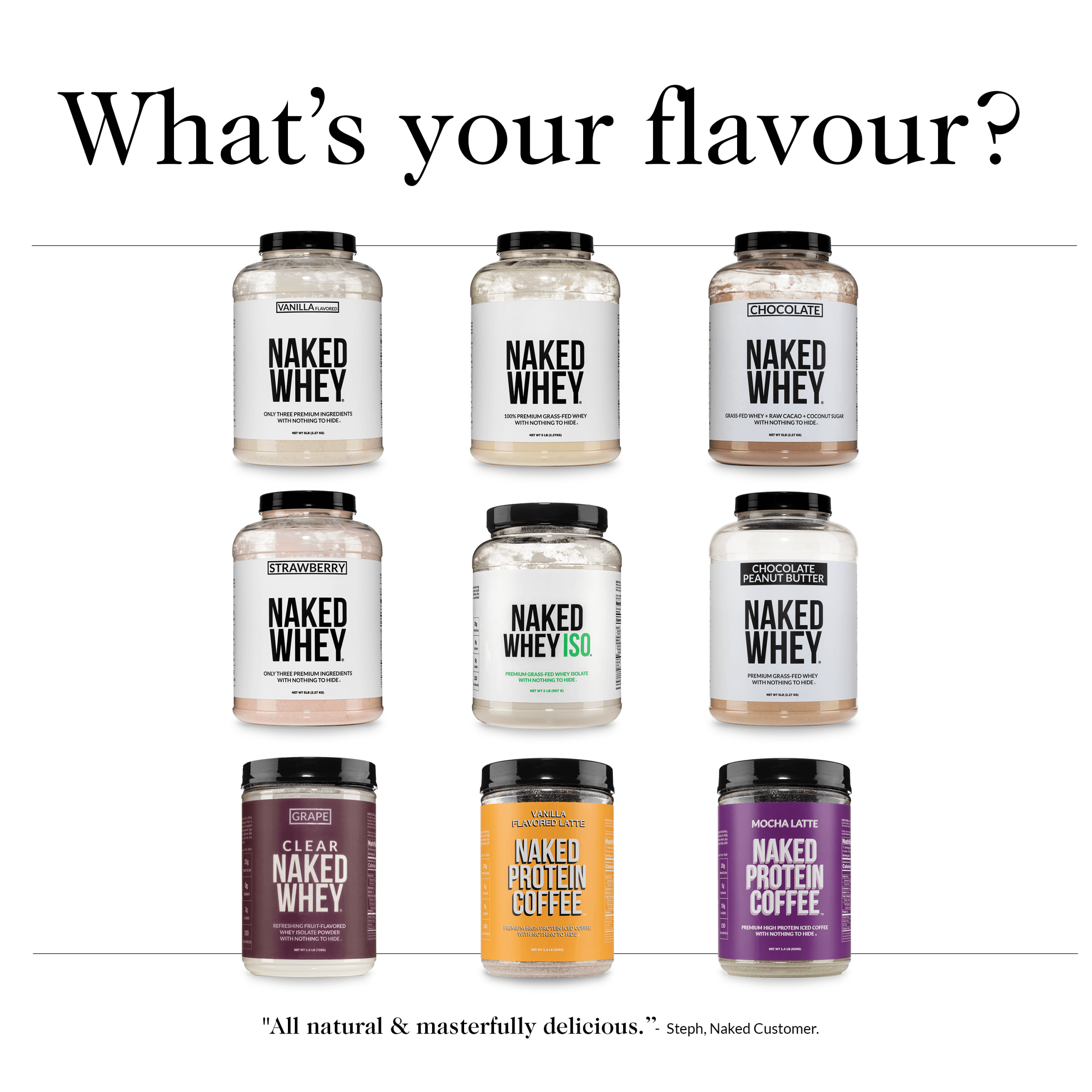 Vanilla Whey Protein Powder - Vanilla - Value Size with a Straightforward Protein Formula